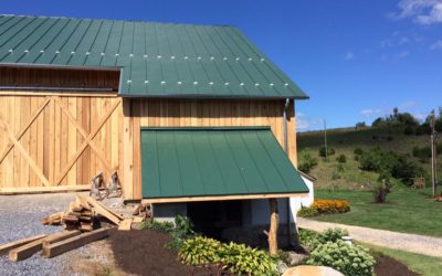 Bank barn project in Clear Spring, MD